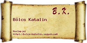 Bölcs Katalin névjegykártya